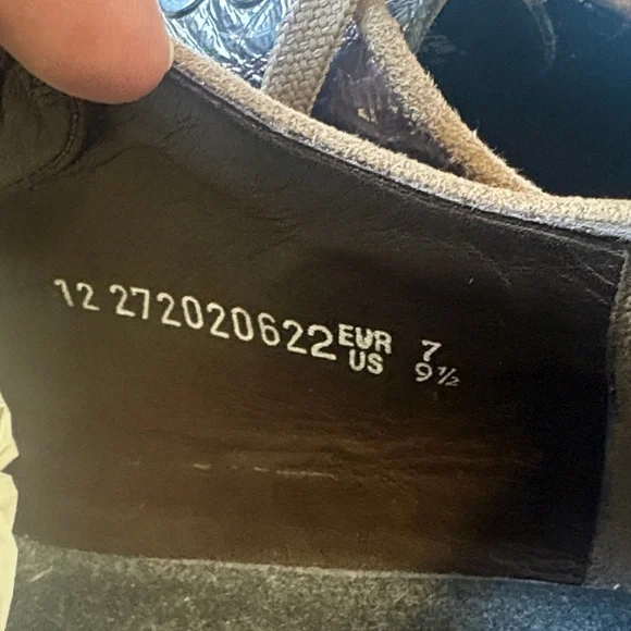 Mephisto Shiny Brown Leather Sneakers - Picture 3 of 6